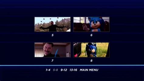 Sonic The Hedgehog 2020 Dvd Menu Youtube