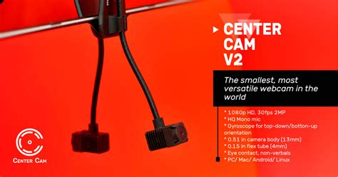 Center Cam V2.0: a better middle-screen webcam | Indiegogo