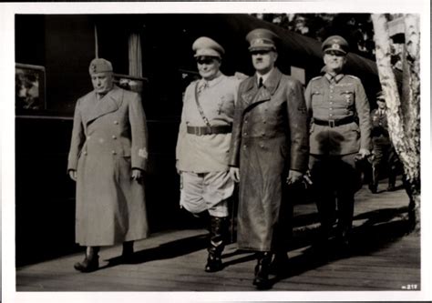 Foto Hoffmann Heinrich Adolf Hitler Benito Mussolini Akpool De