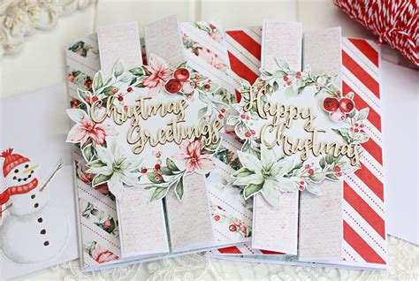 How To Make Mintay Double Gate Fold Christmas Cards