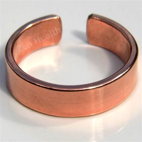 100 Pure Copper Ring For Arthritis Pain Relief Adjustable Non Magnetic