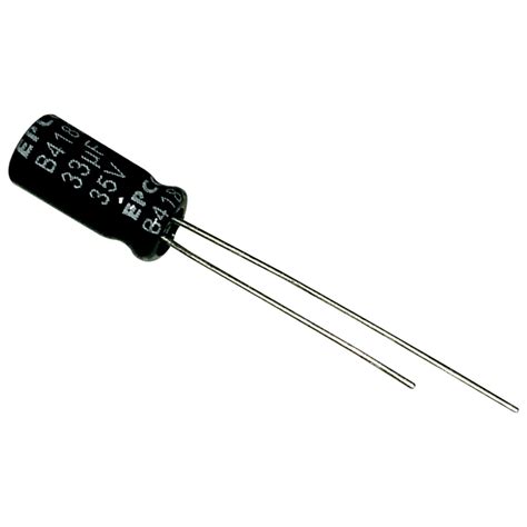 Capacitor Eletrolítico 33uf X 35v Ded Componentes Eletrônicos