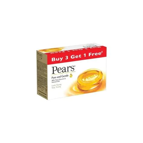 Pears Pure And Gentle Bathing Bar 4X75G Souq Al Buhair