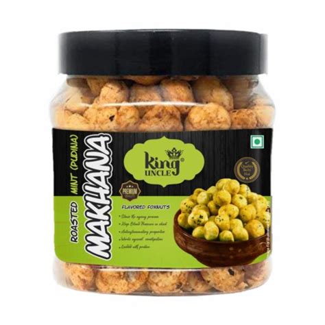 King Uncle Fox Nuts Makhana Mint Pudhina 80 Gms Jiomart