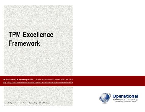 Total Productive Maintenance Tpm Frameworks Slide Powerpoint Hot Sex