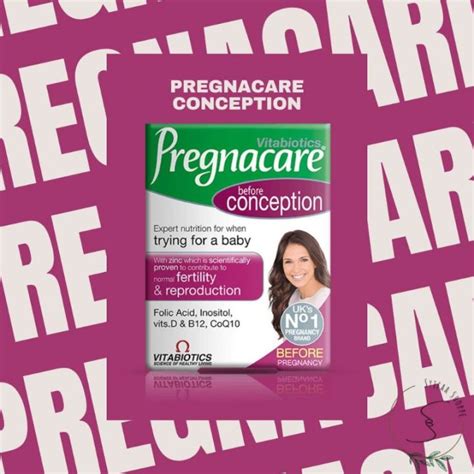 READYSTOCK Vitabiotics Pregnacare Conception 30 Tablets Lazada