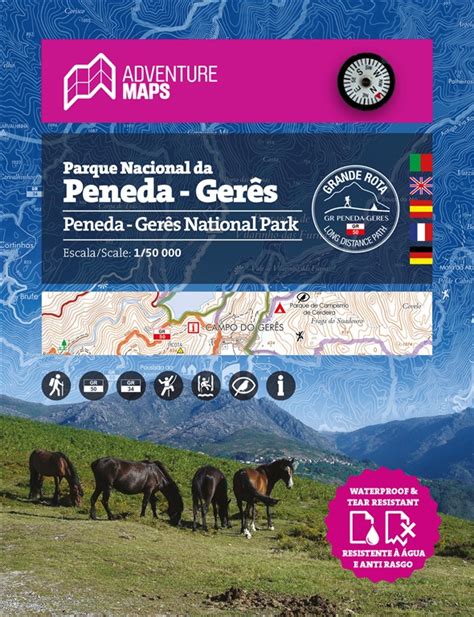 Nationalpark Peneda Geres Wanderkarte 1 50 000 Adventure Maps