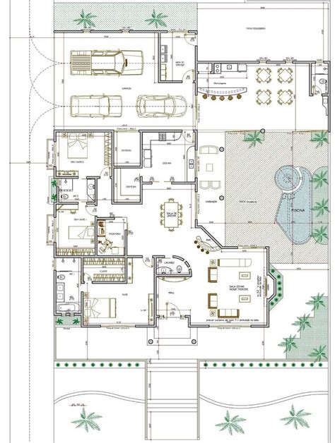 Planta Baixa De Casas Com 3 Quartos 10