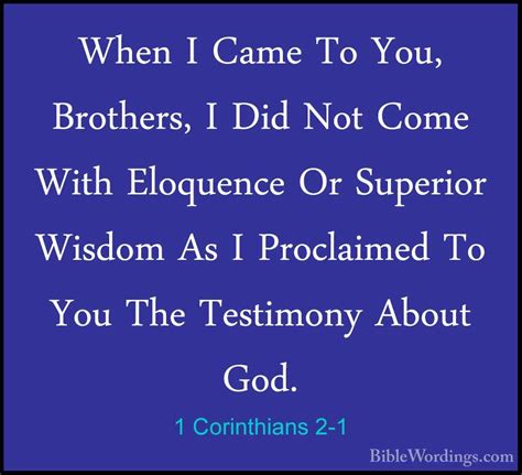 1 Corinthians 2 - Holy Bible English - BibleWordings.com