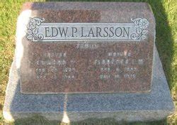 Edward Peter Larsson Find A Grave Reminne