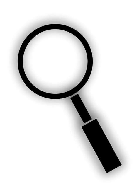 Magnifying Glass Template Printable