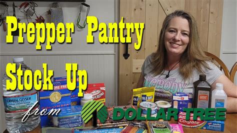 30 Budget Prepper Pantry Stock Up From Dollar Tree Preparedness