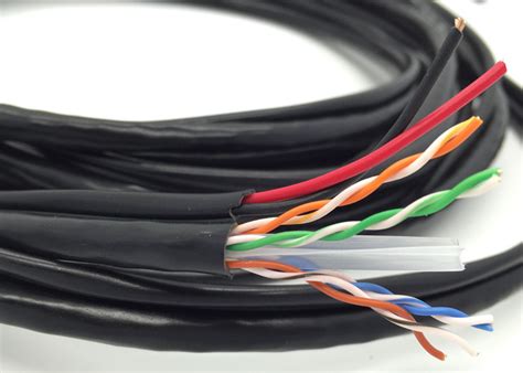 Utp Cat C Cctv Siamese Camera Cable Pair Bc Awg Cca