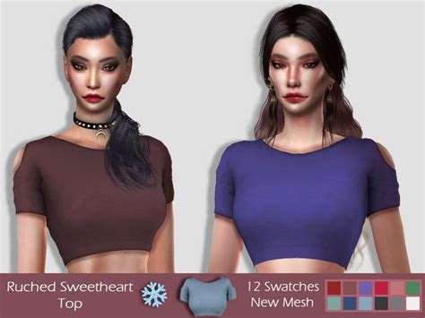 Lisaminicatsims LMCS Ruched Sweetheart Top Female Sweetheart Tops