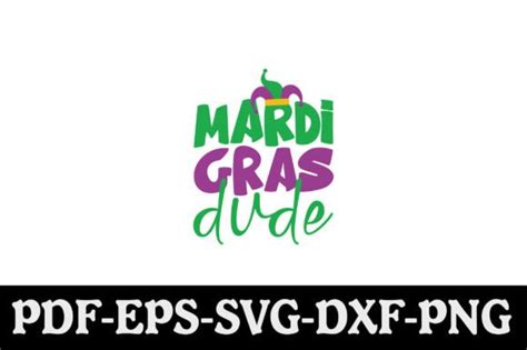 Mardi Gras Dude Svg Graphic By Creativekhadiza124 · Creative Fabrica