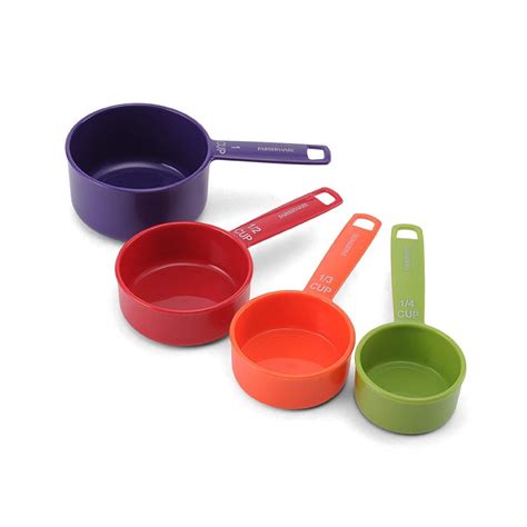 Farberware Color 9 Piece Plastic Measuring Cups and Spoons Set ...