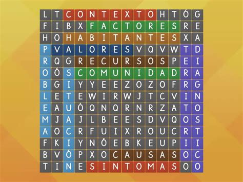 La Comunidad Wordsearch