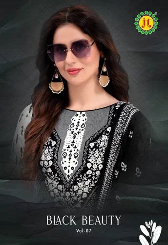 Printed JT Black Beauty Vol 7 Cotton Dress Material At Rs 350 In Hyderabad