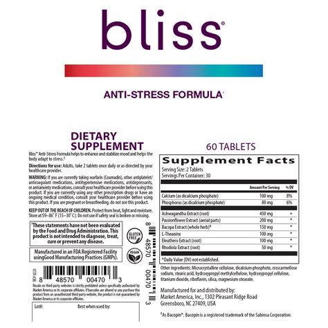 Bliss® Anti Stress Formula Tlsslim