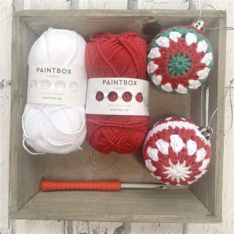 How To Crochet A Christmas Bauble Cover Free Pattern