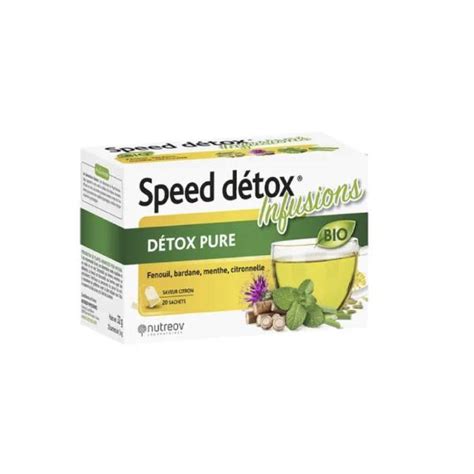 Nutreov Speed Detox Infusions D Tox Pure Infusion Citron Sachets