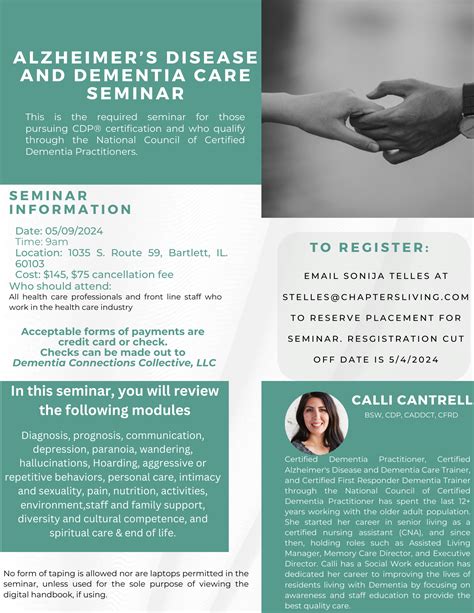 Alzheimer S Disease And Dementia Care Seminar Illinois Continuity Of