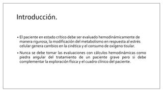 Calculo De Gases Y Hemodinamia Pptx