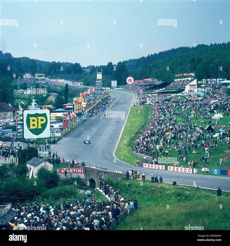 Part Of Spa Francorchamps Race Track Belgian Grand Prix Belgium Stock