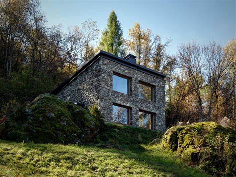 Modern Stone Cabin In Northern Italy Is A Romantic Gem