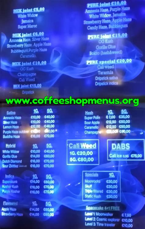 Superskunk 1 Latest Menu Coffeeshopmenus Org