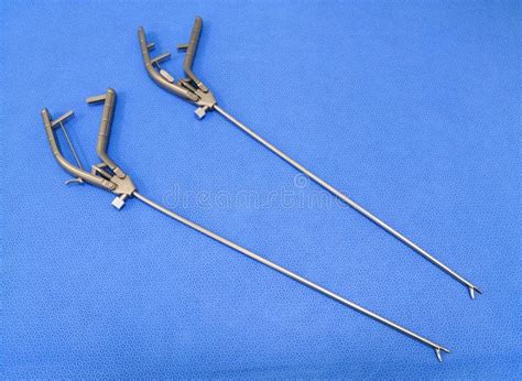 Laparoscopic Needle Holders Stock Image Image Of Handle Hospital