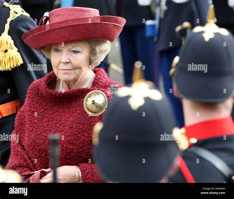 Dutch Queen Beatrix Welcomes Ghanaian President John Kufuor At The