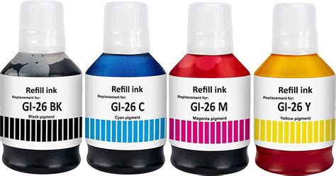 Amazon SHUOLEI GI26 GI 26 Ink Compatible With Canon GI 26 GI26