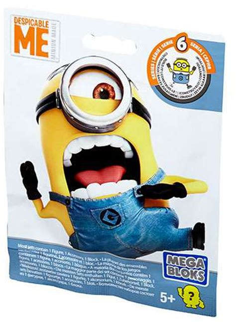 Mega Bloks Despicable Me Minion Made Series 6 Mystery Pack 1 Random