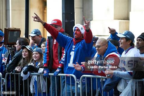 577 New York Giants Super Bowl Xlvi Victory Parade Stock Photos High