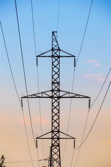 Transmission Tower Steel Electricity Pylon Overhead Power Line