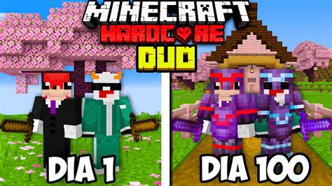 SobrevivÍ 100 Días En Duo En Minecraft Hardcore Pero En La 1 20 Resumen Youtube