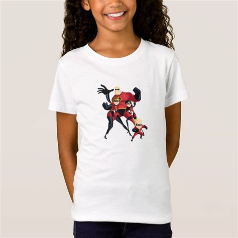 Mr Incredible Elastigirl Violet Parr Dash Parr T Shirt Zazzle