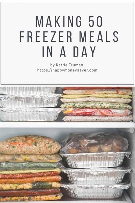 Making 50 Freezer Meals In One Day Slow Cooker Freezer Meals Freezer