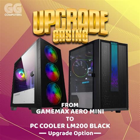 Jual Upgrade Gamemax Aero Mini Ke Pccooler Lm200 Black Shopee Indonesia