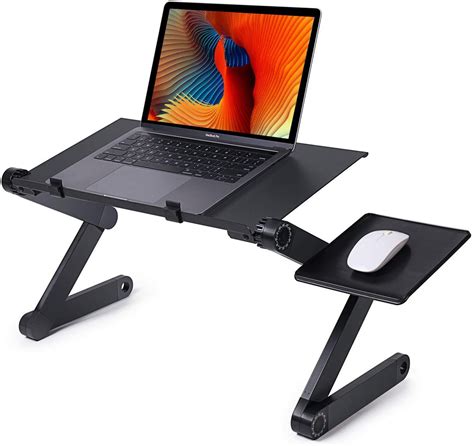 Lapdesks Support Pliable Pour Ordinateur Portable Noir Lhmiza