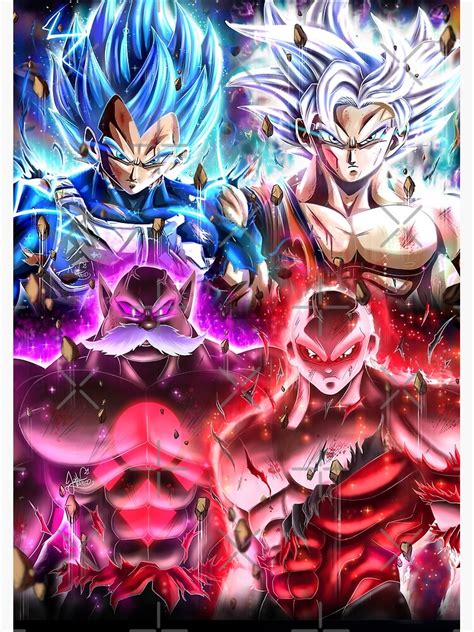 Jiren vs goku full power Premium Matte Vertical Poster sold by ...