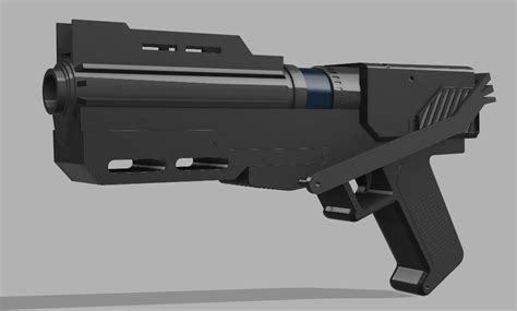 STL File DC 15S Sidearm Blaster Republic Commando 3D Printing Files