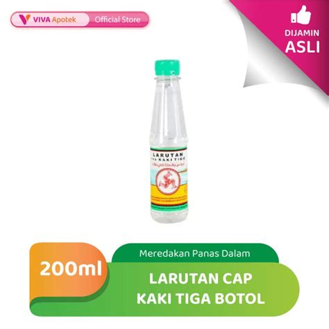 Jual Larutan Cap Kaki Tiga Botol Meredakan Panas Dalam Ml