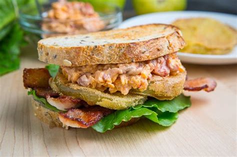 Fried Green Tomato Blt With Pimento Cheese Recipe