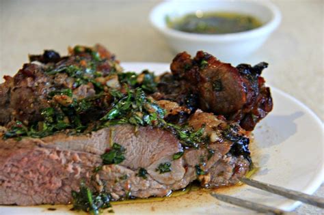 Chiloe And Patagonia Roast Lamb With Chimichurri Sauce Compass Fork