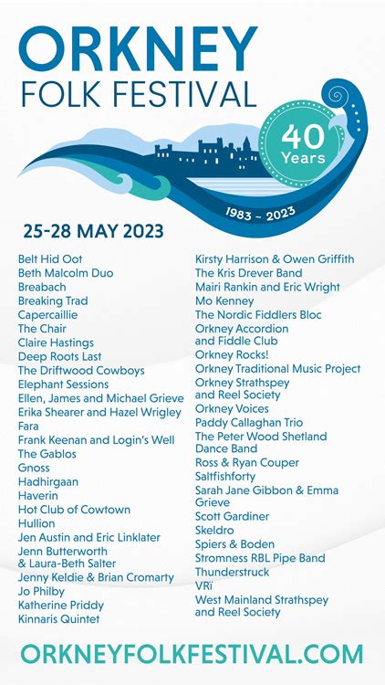 Orkney Folk Festival Unveils 2023 Schedule | World Music Central