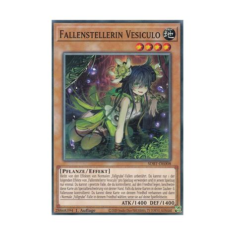 Fallenstellerin Vesiculo SDBT DE008 Structure Deck Beware Of Traptrix