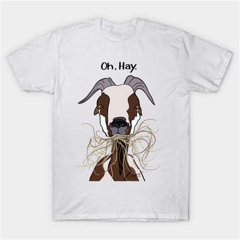 Oh Hey Goat Goat Lover T Shirt Teepublic