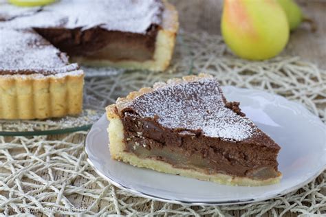 Crostata Con Pere E Cioccolato Uovazuccheroefarina